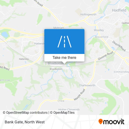 Bank Gate map
