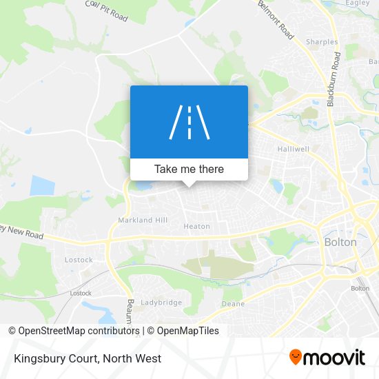 Kingsbury Court map