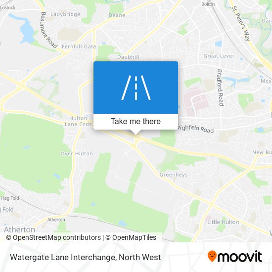 Watergate Lane Interchange map