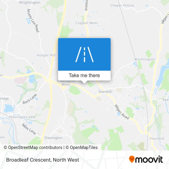 Broadleaf Crescent map