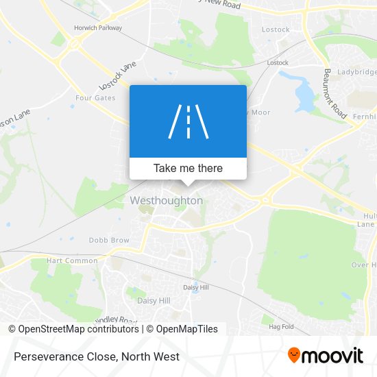 Perseverance Close map