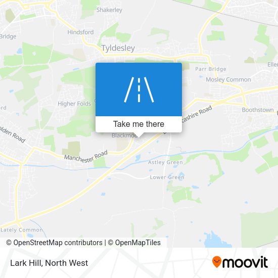 Lark Hill map