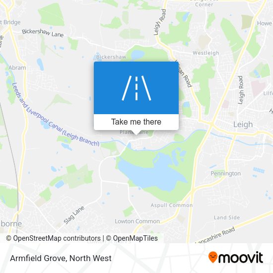 Armfield Grove map