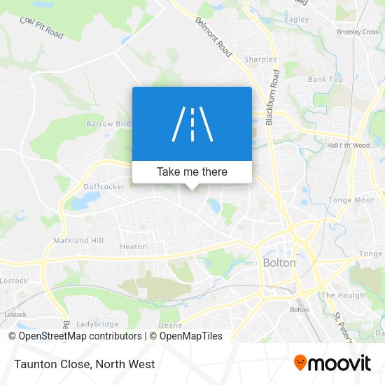 Taunton Close map