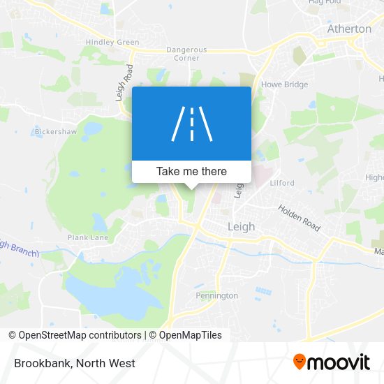 Brookbank map