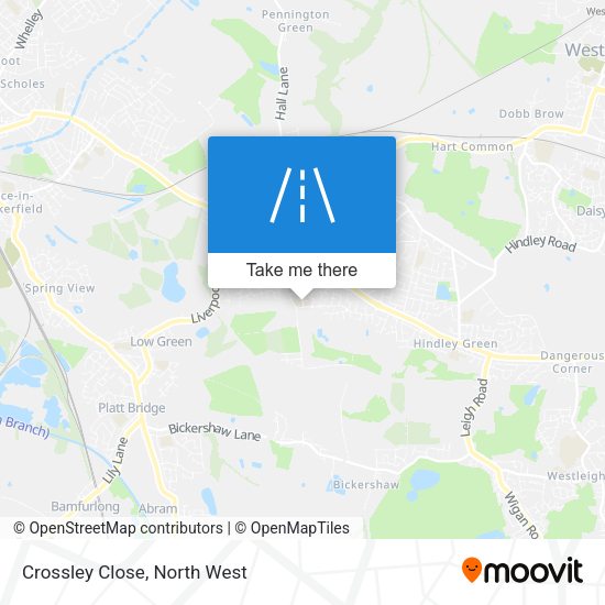 Crossley Close map
