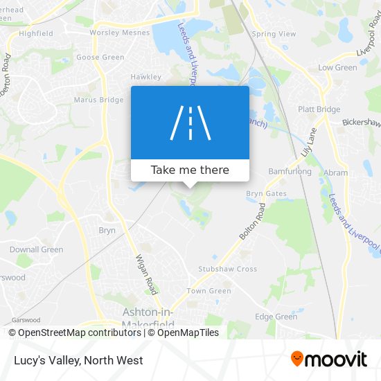 Lucy's Valley map