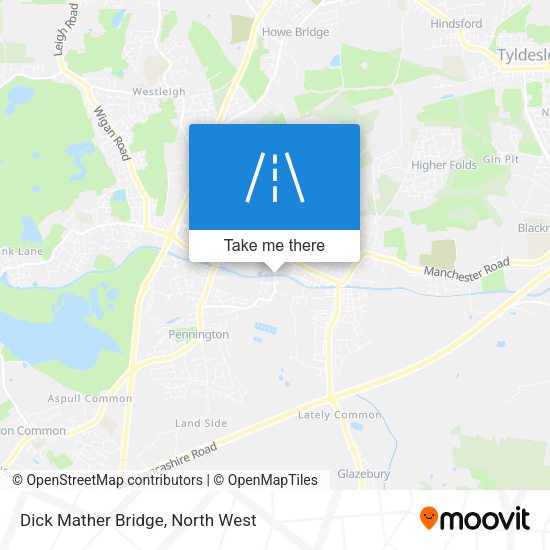 Dick Mather Bridge map