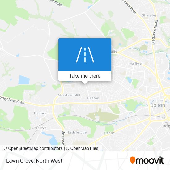 Lawn Grove map