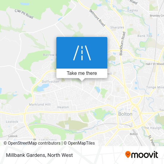 Millbank Gardens map