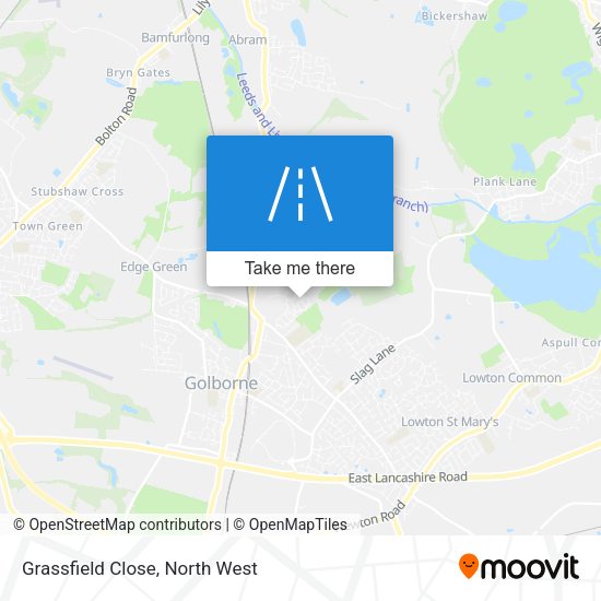 Grassfield Close map