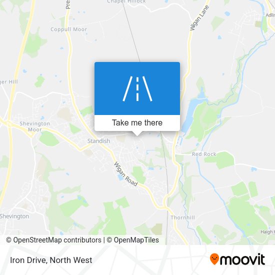 Iron Drive map