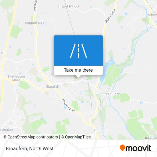Broadfern map