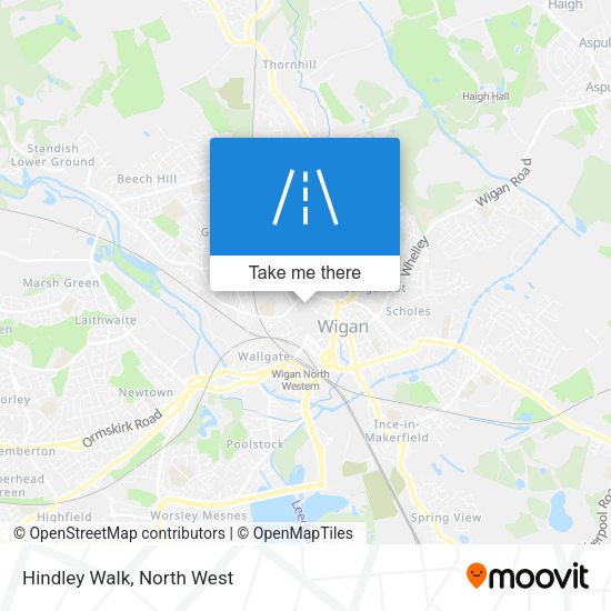 Hindley Walk map
