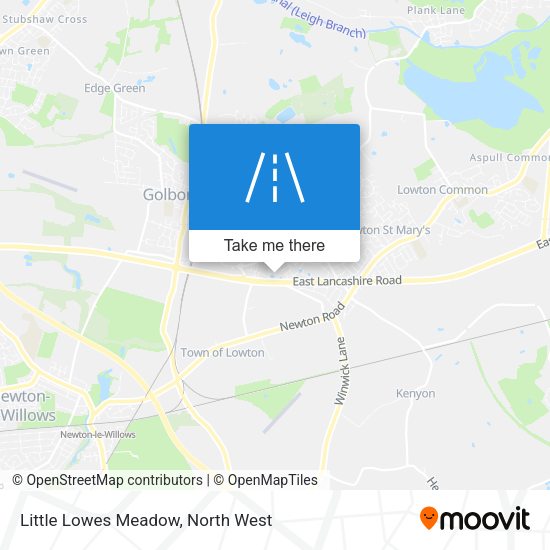 Little Lowes Meadow map