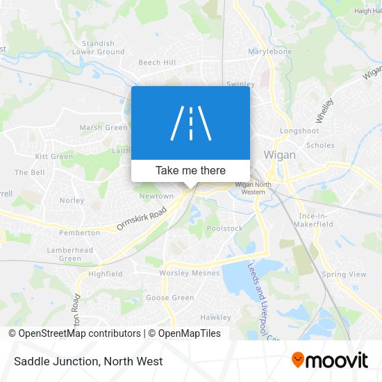 Saddle Junction map