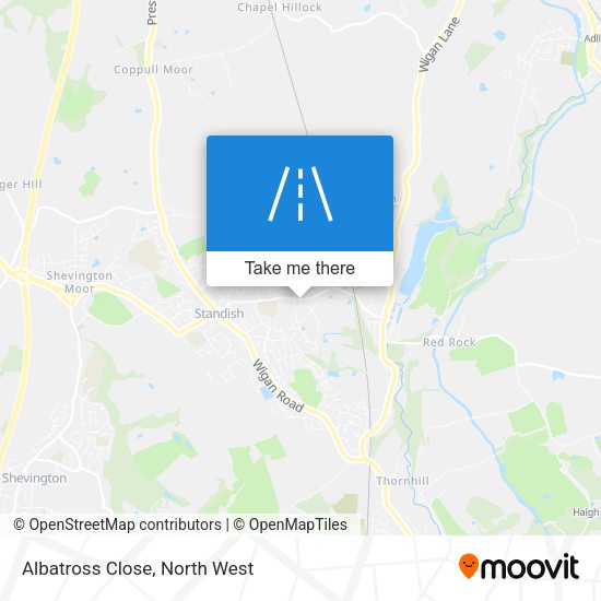 Albatross Close map