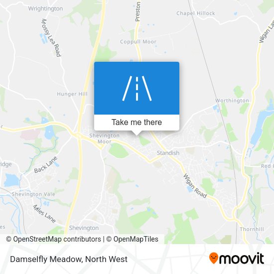 Damselfly Meadow map