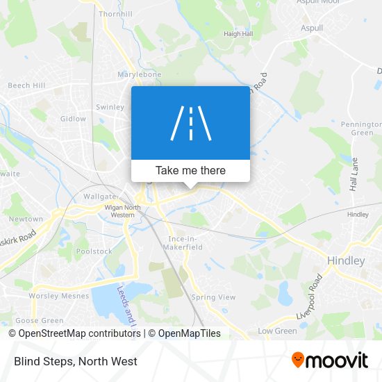 Blind Steps map