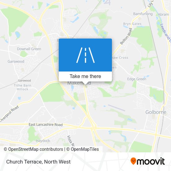 Church Terrace map