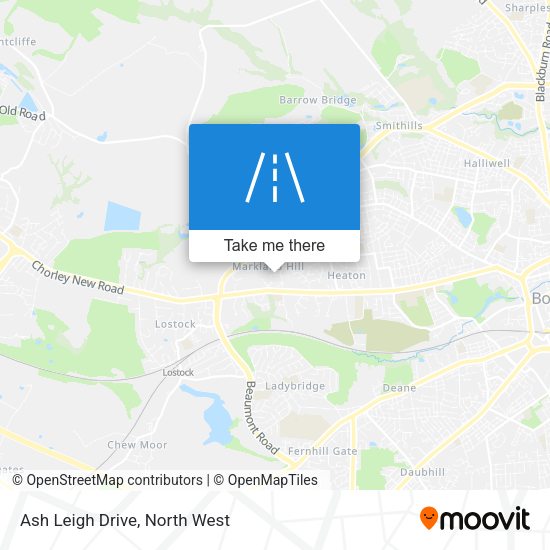 Ash Leigh Drive map
