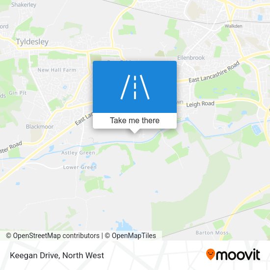 Keegan Drive map