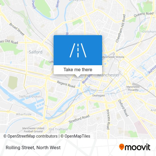 Rolling Street map