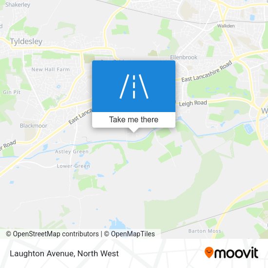 Laughton Avenue map