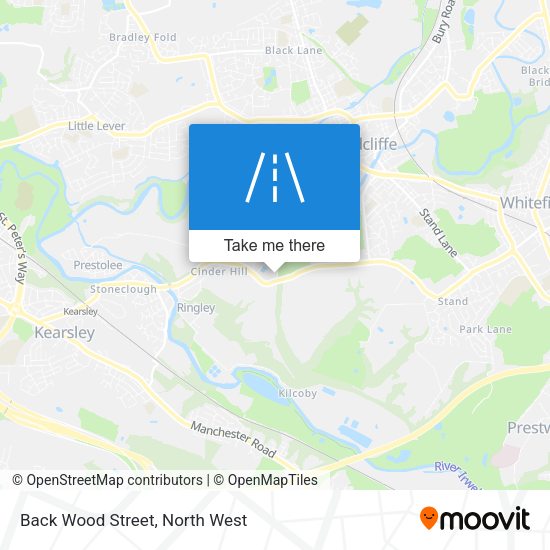 Back Wood Street map