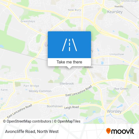 Avoncliffe Road map