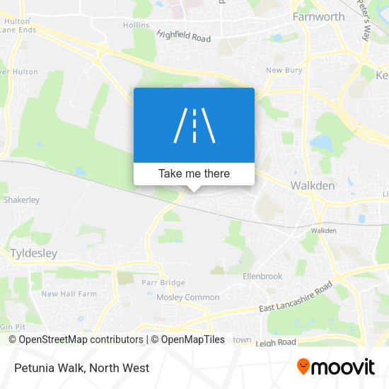 Petunia Walk map