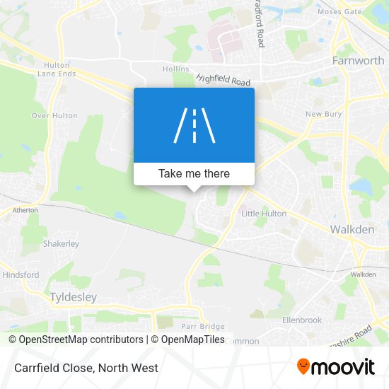 Carrfield Close map