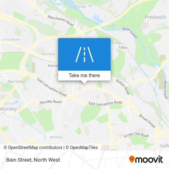 Bain Street map
