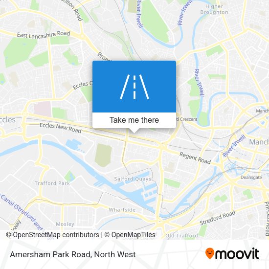 Amersham Park Road map