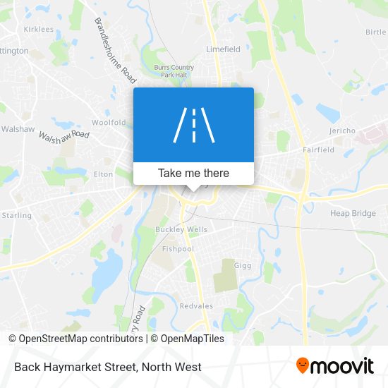 Back Haymarket Street map