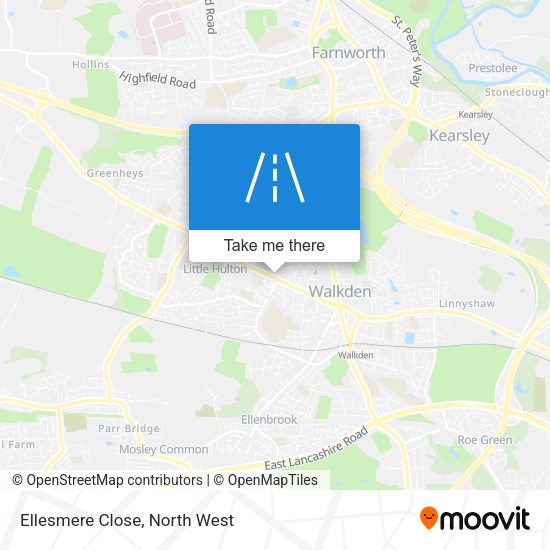 Ellesmere Close map