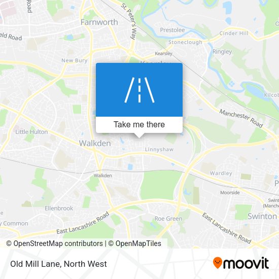 Old Mill Lane map