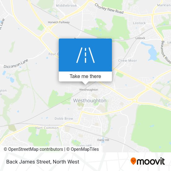 Back James Street map
