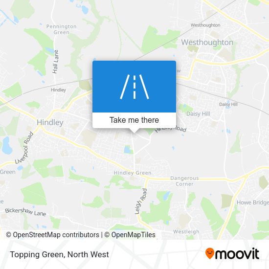 Topping Green map