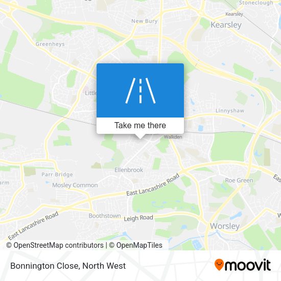 Bonnington Close map