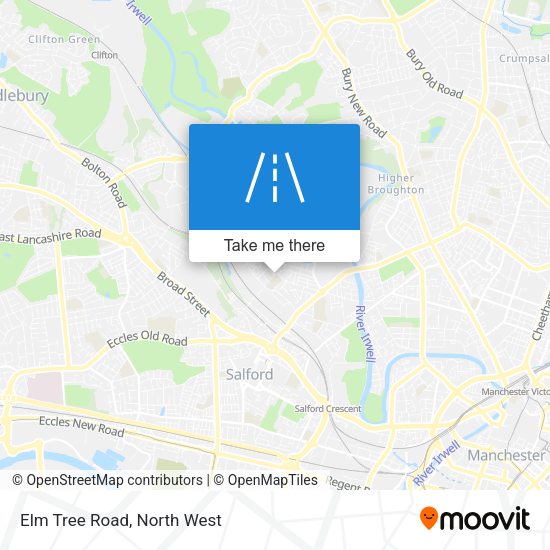 Elm Tree Road map
