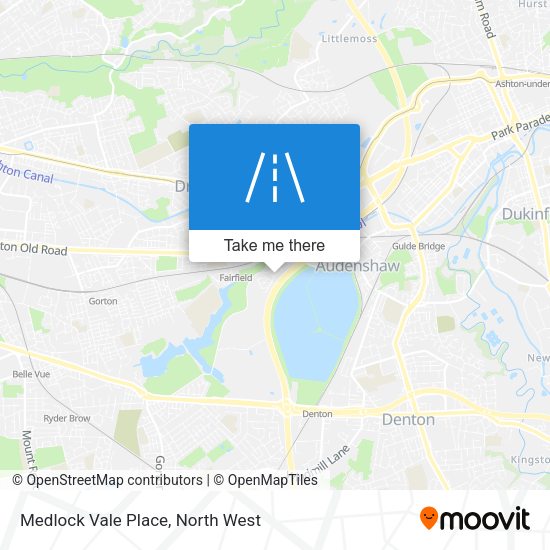 Medlock Vale Place map