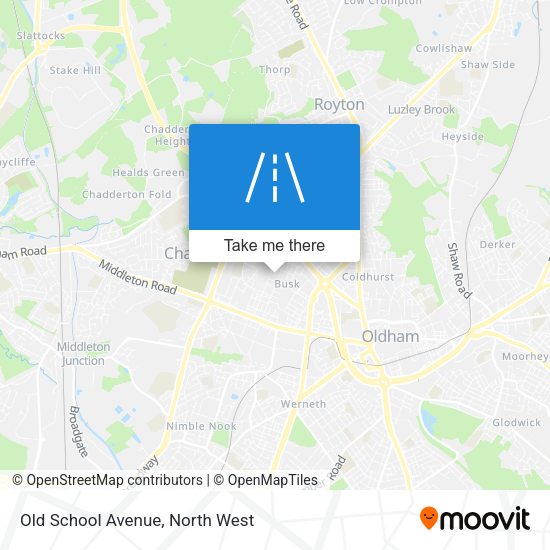 Old School Avenue map