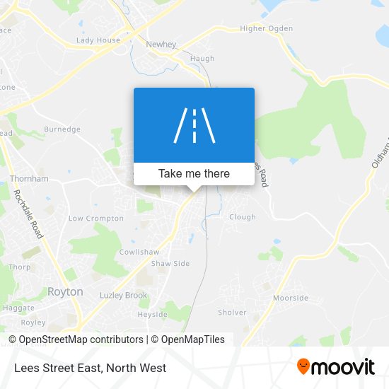 Lees Street East map