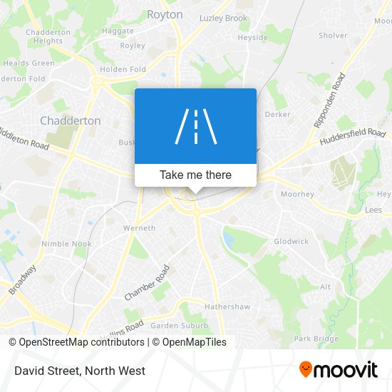 David Street map