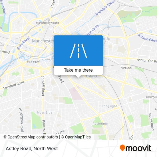 Astley Road map