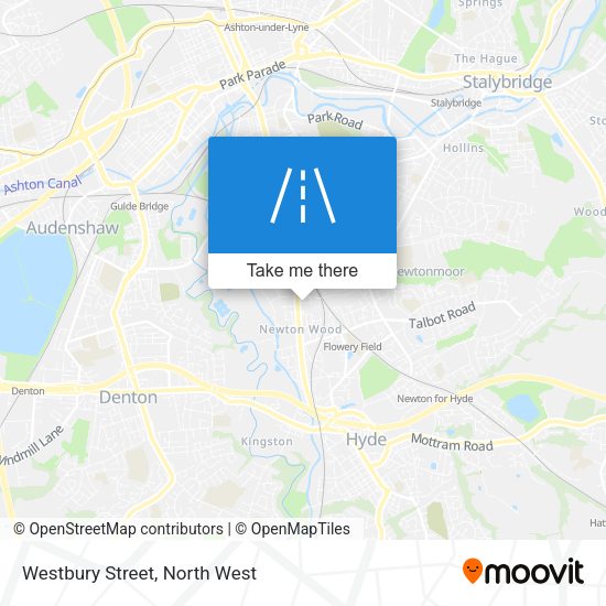 Westbury Street map