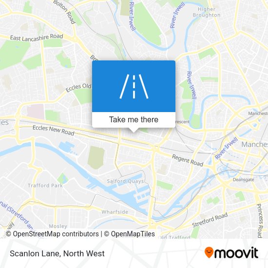 Scanlon Lane map