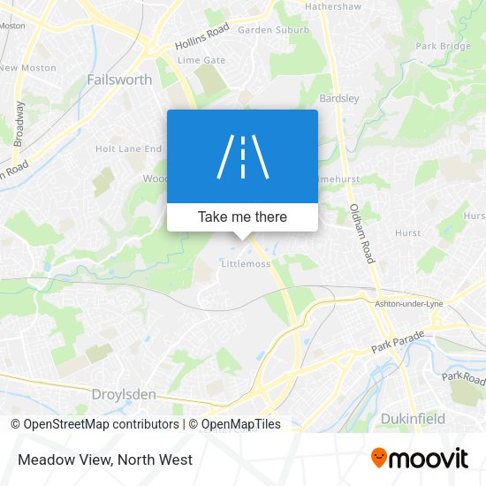 Meadow View map