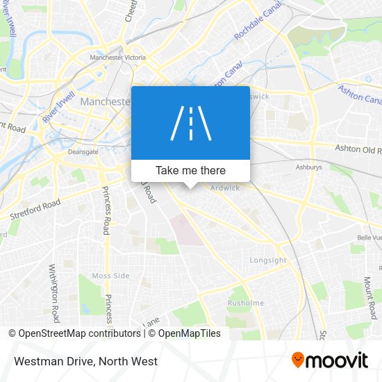 Westman Drive map